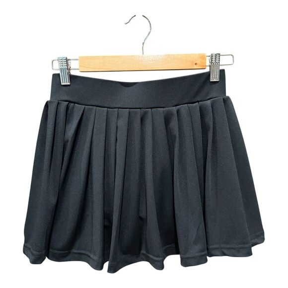 INDERO Active Pleated Tennis Mini Skort Black Size Small - Picture 1 of 10